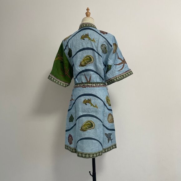 Alemais Bath House Linen Mini Dress - Picture 6 of 12